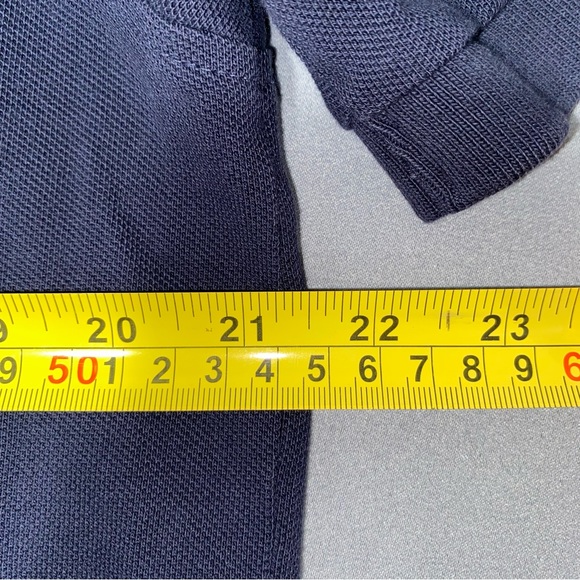 Brooks Brothers 1818 Polo Short Sleeve Button Shirt Men’s L Blue Solid - Picture 5 of 8